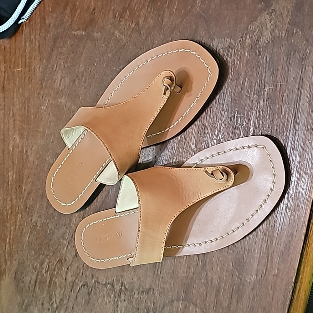 J Crew leather sandals